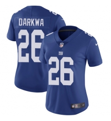 Nike Giants #26 Orleans Darkwa Royal Blue Team Color Womens Stitched NFL Vapor Untouchable Limited Jersey Nike Giants #26 Orleans Darkwa Royal Blue Team Color Womens Stitched NFL Vapor Untouchable Limited Jersey