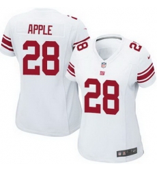 Nike Giants #28 Eli Apple White Womens Stitched NFL Elite Jersey Nike Giants #28 Eli Apple White Womens Stitched NFL Elite Jersey
