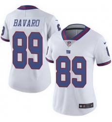 Nike Giants #89 Mark Bavaro White Womens Stitched NFL Limited Rush Jersey Nike Giants #89 Mark Bavaro White Womens Stitched NFL Limited Rush Jersey