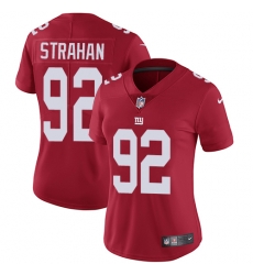Nike Giants #92 Michael Strahan Red Alternate Womens Stitched NFL Vapor Untouchable Limited Jersey Nike Giants #92 Michael Strahan Red Alternate Womens Stitched NFL Vapor Untouchable Limited Jersey