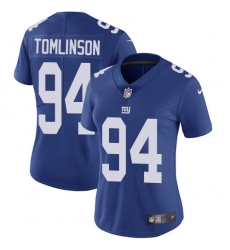 Nike Giants #94 Dalvin Tomlinson Royal Blue Team Color Womens Stitched NFL Vapor Untouchable Limited Jersey Nike Giants #94 Dalvin Tomlinson Royal Blue Team Color Womens Stitched NFL Vapor Untouchable Limited Jersey