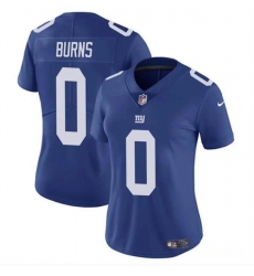 Women New York Giants 0 Brian Burns Blue Vapor Stitched Jersey Women New York Giants 0 Brian Burns Blue Vapor Stitched Jersey
