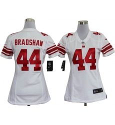 Women Nike New York Giants 44 Ahmad Bradshaw White Jerseys Women Nike New York Giants 44 Ahmad Bradshaw White Jerseys