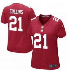 Womens Nike New York Giants 21 Landon Collins Game Red Alternate NFL Jersey Womens Nike New York Giants 21 Landon Collins Game Red Alternate NFL Jersey