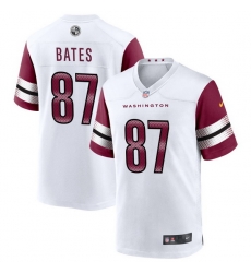 Men Washington Commanders 87 John Bates white Vapor Limited Stitched Football Jersey Men Washington Commanders 87 John Bates white Vapor Limited Stitched Football Jersey