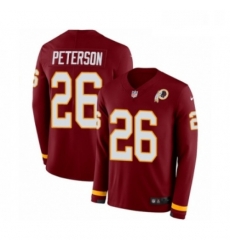 Mens Nike Washington Redskins 26 Adrian Peterson Limited Burgundy Therma Long Sleeve NFL Jersey Mens Nike Washington Redskins 26 Adrian Peterson Limited Burgundy Therma Long Sleeve NFL Jersey