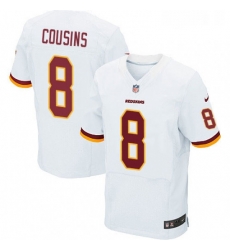 Mens Nike Washington Redskins 8 Kirk Cousins Elite White NFL Jersey Mens Nike Washington Redskins 8 Kirk Cousins Elite White NFL Jersey