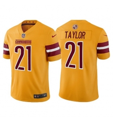 Men's Washington Commanders #21 Sean Taylor Gold Vapor Untouchable Stitched Football Jersey Men's Washington Commanders #21 Sean Taylor Gold Vapor Untouchable Stitched Football Jersey