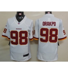 Nike NEW Washington Redskins #98 Brian Orakpo White Jerseys(Limited) Nike NEW Washington Redskins #98 Brian Orakpo White Jerseys(Limited)