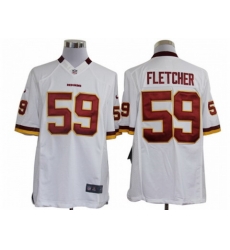 Nike NFL Washington Redskins #59 London Fletcher White Jerseys(Limited) Nike NFL Washington Redskins #59 London Fletcher White Jerseys(Limited)