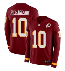 Nike Redskins #10 Paul Richardson Burgundy Red Team Color Men Stitched NFL Limited Therma Long Sleeve Jersey Nike Redskins #10 Paul Richardson Burgundy Red Team Color Men Stitched NFL Limited Therma Long Sleeve Jersey