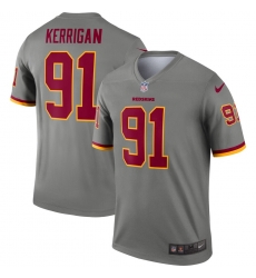 Nike Redskins 91 Ryan Kerrigan Gray Inverted Legend Jersey Nike Redskins 91 Ryan Kerrigan Gray Inverted Legend Jersey