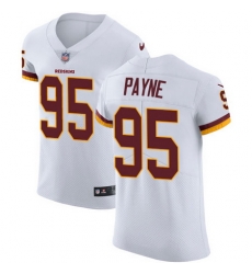 Nike Redskins #95 Da Ron Payne White Mens Stitched NFL Vapor Untouchable Elite Jersey Nike Redskins #95 Da Ron Payne White Mens Stitched NFL Vapor Untouchable Elite Jersey