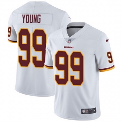 Nike Redskins 99 Chase Young White Men Stitched NFL Vapor Untouchable Limited Jersey