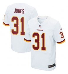 Nike Washington Redskins #31 Matt Jones White Mens Stitched NFL Elite Jersey Nike Washington Redskins #31 Matt Jones White Mens Stitched NFL Elite Jersey