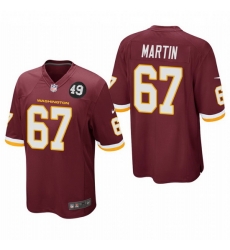 Washington Redskins 67 Wes Martin Men Nike Burgundy Bobby Mitchell Uniform Patch NFL Game Jersey Washington Redskins 67 Wes Martin Men Nike Burgundy Bobby Mitchell Uniform Patch NFL Game Jersey