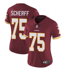Nike Redskins #75 Brandon Scherff Burgundy Red Team Color Womens Stitched NFL Vapor Untouchable Limited Jersey Nike Redskins #75 Brandon Scherff Burgundy Red Team Color Womens Stitched NFL Vapor Untouchable Limited Jersey