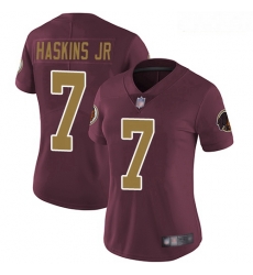 Redskins #7 Dwayne Haskins Jr Burgundy Red Alternate Women Stitched Football Vapor Untouchable Limited Jersey Redskins #7 Dwayne Haskins Jr Burgundy Red Alternate Women Stitched Football Vapor Untouchable Limited Jersey
