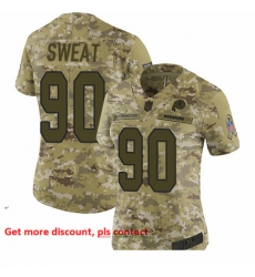 Redskins 90 Montez Sweat Camo Women Stitched Football Limited 2018 Salute to Service Jersey Redskins 90 Montez Sweat Camo Women Stitched Football Limited 2018 Salute to Service Jersey
