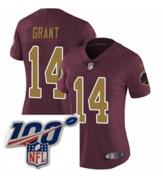 Womens Nike Washington Redskins 14 Ryan Grant Burgundy RedGold Number Alternate 80TH Anniversary Vapor Untouchable Limited Stitched 100th anniversary Neck Womens Nike Washington Redskins 14 Ryan Grant Burgundy RedGold Number Alternate 80TH Anniversary Vapor Untouchable Limited Stitched 100th anniversary Neck