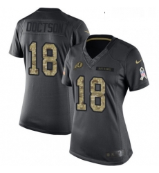 Womens Nike Washington Redskins 18 Josh Doctson Limited Black 2016 Salute to Service NFL Jersey Womens Nike Washington Redskins 18 Josh Doctson Limited Black 2016 Salute to Service NFL Jersey