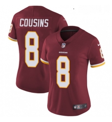 Womens Nike Washington Redskins 8 Kirk Cousins Burgundy Red Team Color Vapor Untouchable Limited Player NFL Jersey Womens Nike Washington Redskins 8 Kirk Cousins Burgundy Red Team Color Vapor Untouchable Limited Player NFL Jersey