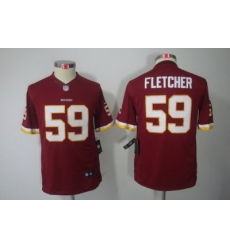 Nike Youth Washington RedSkins #59 Fletcher Red Limited Jerseys Nike Youth Washington RedSkins #59 Fletcher Red Limited Jerseys