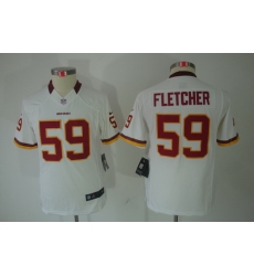 Nike Youth Washington RedSkins #59 Fletcher White Limited Jerseys Nike Youth Washington RedSkins #59 Fletcher White Limited Jerseys
