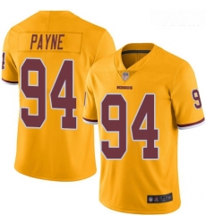Redskins #94 Da 27Ron Payne Gold Youth Stitched Football Limited Rush Jersey Redskins #94 Da 27Ron Payne Gold Youth Stitched Football Limited Rush Jersey