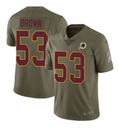 Youth Nike Redskins #53 Zach Brown Olive Stitched NFL Limited 2017 Salute to Service Jersey Youth Nike Redskins #53 Zach Brown Olive Stitched NFL Limited 2017 Salute to Service Jersey