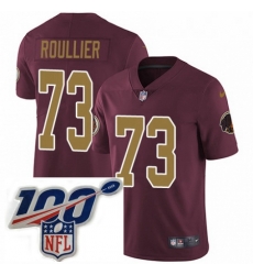 Youth Nike Washington Redskins 73 Chase Roullier Burgundy Red Gold Number Alternate 80TH Anniversary Vapor Untouchable Limited Stitched 100th anniversary N Youth Nike Washington Redskins 73 Chase Roullier Burgundy Red Gold Number Alternate 80TH Anniversary Vapor Untouchable Limited Stitched 100th anniversary N