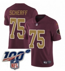 Youth Nike Washington Redskins 75 Brandon Scherff Burgundy RedGold Number Alternate 80TH Anniversary Vapor Untouchable Limited Stitched 100th anniversary N Youth Nike Washington Redskins 75 Brandon Scherff Burgundy RedGold Number Alternate 80TH Anniversary Vapor Untouchable Limited Stitched 100th anniversary N