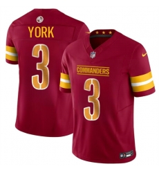 Youth Washington Commanders 3 Cade York Burgundy 2024 F U S E Vapor Limited Stitched Football Jersey Youth Washington Commanders 3 Cade York Burgundy 2024 F U S E Vapor Limited Stitched Football Jersey