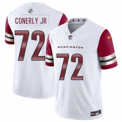 Youth Washington Commanders Josh Conerly Jr White 2025 Draft F U S E Vapor Limited Stitched Football Jersey