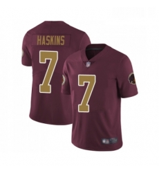 Youth Washington Redskins 7 Dwayne Haskins Burgundy Red Gold Number Alternate 80TH Anniversary Vapor Untouchable Limited Player Football Jersey Youth Washington Redskins 7 Dwayne Haskins Burgundy Red Gold Number Alternate 80TH Anniversary Vapor Untouchable Limited Player Football Jersey