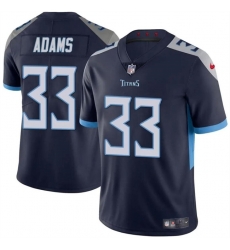 Men Tennessee Titans 33 Jamal Adams Navy Vapor Limited Stitched Football Jersey Men Tennessee Titans 33 Jamal Adams Navy Vapor Limited Stitched Football Jersey