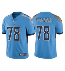 Men Tennessee Titans 78 Nicholas Petit Frere Blue Vapor Untouchable Stitched jersey Men Tennessee Titans 78 Nicholas Petit Frere Blue Vapor Untouchable Stitched jersey