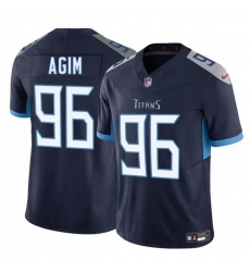 Men Tennessee Titans 96 McTelvin Agim Navy 2025 F U S E Vapor Limited Stitched Football Jersey Men Tennessee Titans 96 McTelvin Agim Navy 2025 F U S E Vapor Limited Stitched Football Jersey