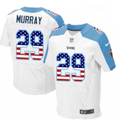 Mens Nike Tennessee Titans 29 DeMarco Murray Elite White Road USA Flag Fashion NFL Jersey Mens Nike Tennessee Titans 29 DeMarco Murray Elite White Road USA Flag Fashion NFL Jersey