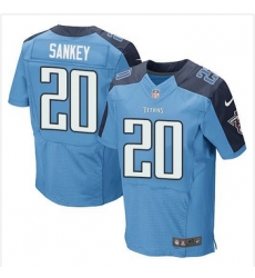 NEW Tennessee Titans #20 Bishop Sankey Light Blue Team Color Mens Stitched NFL Elite Jersey NEW Tennessee Titans #20 Bishop Sankey Light Blue Team Color Mens Stitched NFL Elite Jersey