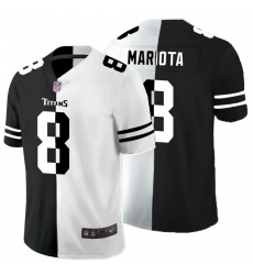 Nike Titans 8 Marcus Mariota Black And White Split Vapor Untouchable Limited Jersey Nike Titans 8 Marcus Mariota Black And White Split Vapor Untouchable Limited Jersey