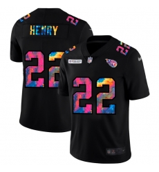 Tennessee Titans 22 Derrick Henry Men Nike Multi Color Black 2020 NFL Crucial Catch Vapor Untouchable Limited Jersey Tennessee Titans 22 Derrick Henry Men Nike Multi Color Black 2020 NFL Crucial Catch Vapor Untouchable Limited Jersey