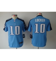 Nike Youth NFL Tennessee Titans #10 Jake Locker LT Blue Limited Jerseys Nike Youth NFL Tennessee Titans #10 Jake Locker LT Blue Limited Jerseys