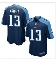 Youth NEW Titans #13 Kendall Wright Navy Blue Alternate Stitched NFL Elite Jersey Youth NEW Titans #13 Kendall Wright Navy Blue Alternate Stitched NFL Elite Jersey