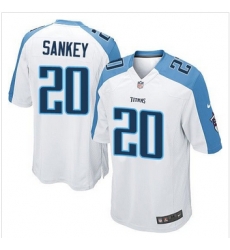 Youth NEW Titans #20 Bishop Sankey White Stitched NFL Elite Jersey Youth NEW Titans #20 Bishop Sankey White Stitched NFL Elite Jersey