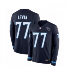 Youth Nike Tennessee Titans 77 Taylor Lewan Limited Navy Blue Therma Long Sleeve NFL Jersey Youth Nike Tennessee Titans 77 Taylor Lewan Limited Navy Blue Therma Long Sleeve NFL Jersey