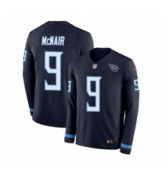 Youth Nike Tennessee Titans 9 Steve McNair Limited Navy Blue Therma Long Sleeve NFL Jersey Youth Nike Tennessee Titans 9 Steve McNair Limited Navy Blue Therma Long Sleeve NFL Jersey