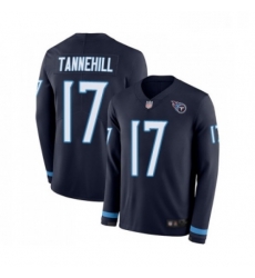 Youth Tennessee Titans 17 Ryan Tannehill Limited Navy Blue Therma Long Sleeve Football Jersey Youth Tennessee Titans 17 Ryan Tannehill Limited Navy Blue Therma Long Sleeve Football Jersey