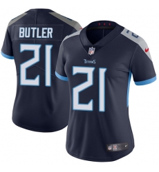 Nike Titans #21 Malcolm Butler Navy Blue Alternate Womens Stitched NFL Vapor Untouchable Limited Jersey Nike Titans #21 Malcolm Butler Navy Blue Alternate Womens Stitched NFL Vapor Untouchable Limited Jersey