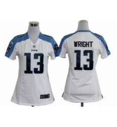 Nike Women NFL Tennessee Titans #13 Kendall Wright white Jerseys Nike Women NFL Tennessee Titans #13 Kendall Wright white Jerseys